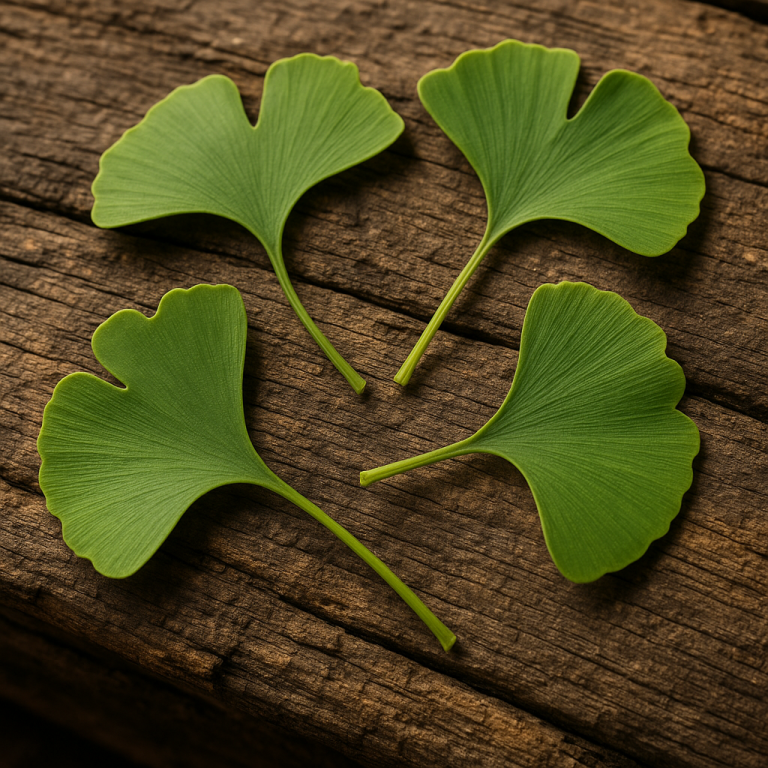 Ginkgo-Blätter